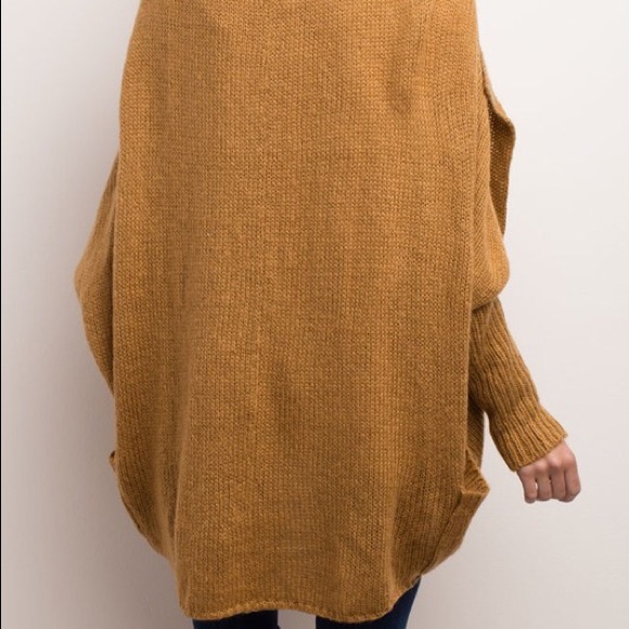 5️⃣⭐️ rated Dolman Knit Cardigan in Camel - Picture 5 of 5